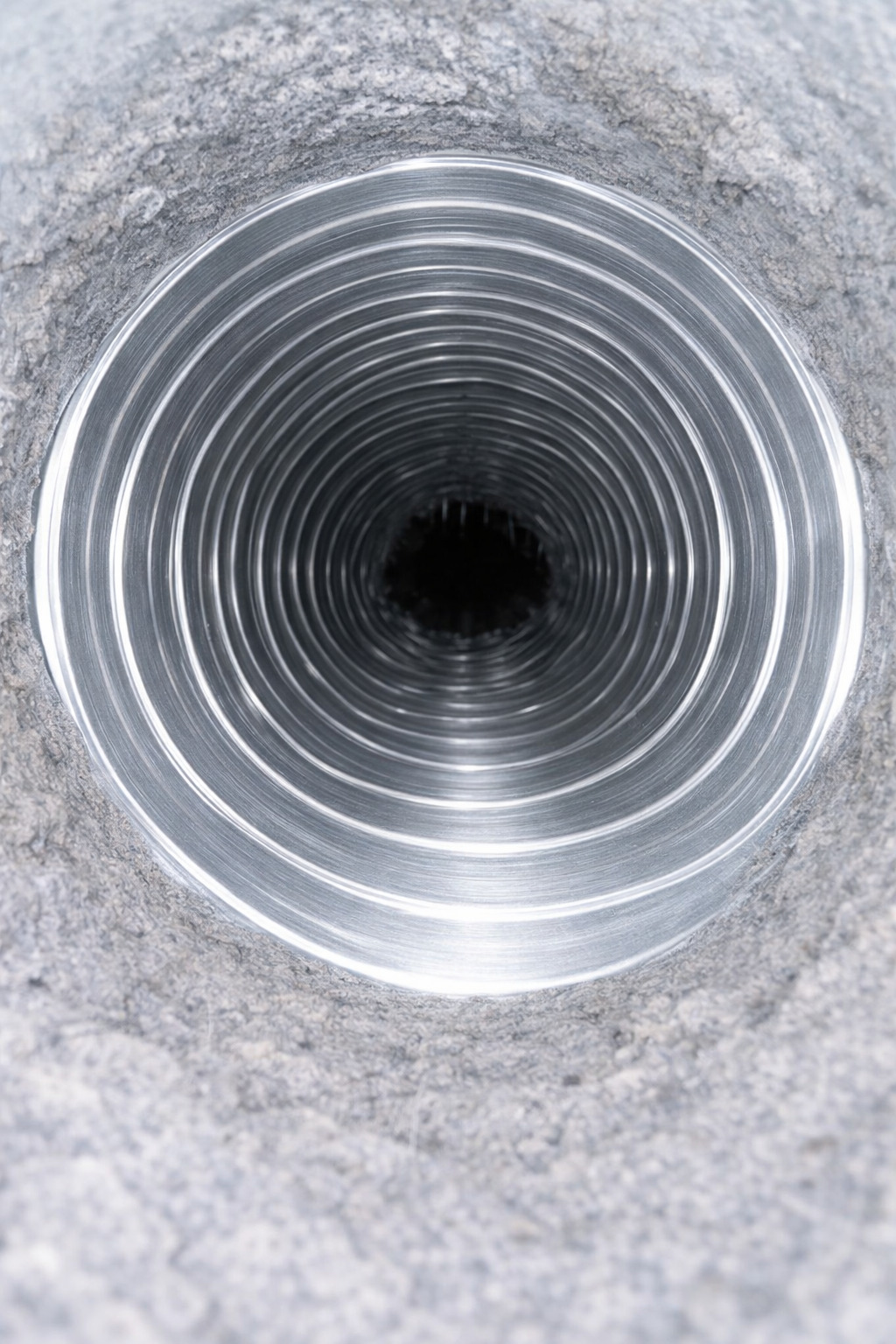 clean dryer vent after professional dryer vent cleaning service with no lint buildup